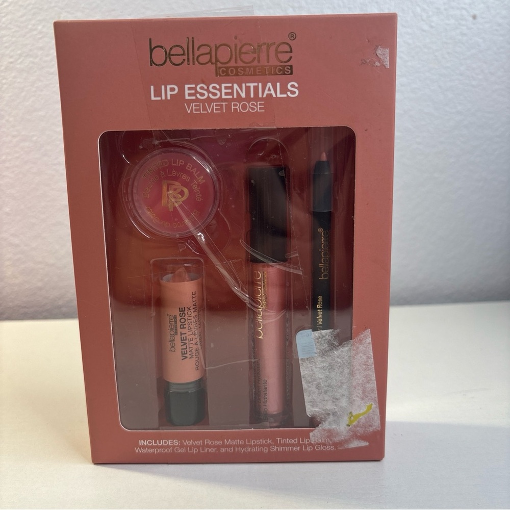 Bellapierre cosmetics Lip Essentials Kit - Velvet Rose.  New
